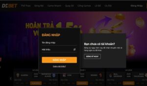 Đăng nhập DEBET